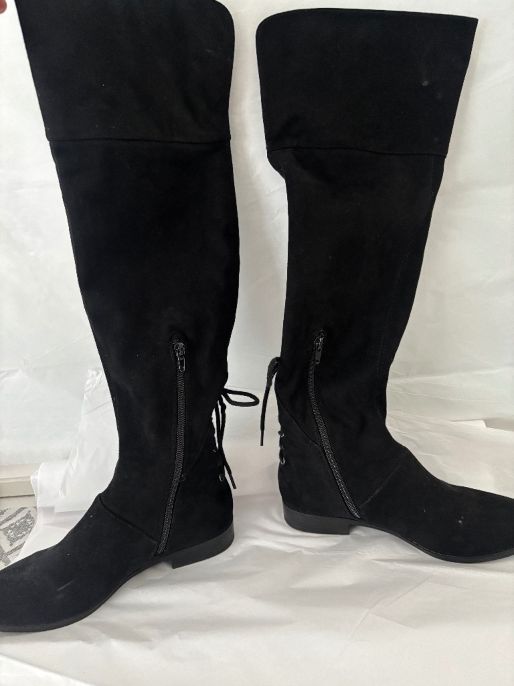 Black knee boots 6.5